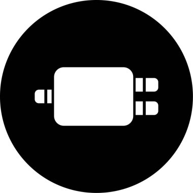 Araba pil simgesi, vektör çizim