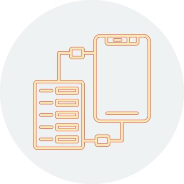 Pil. Web simgesi basit illüstrasyon