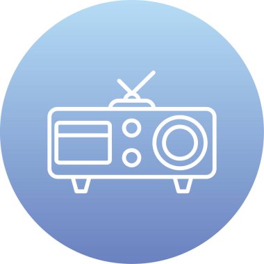 tv simge vektör çizim