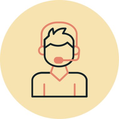 avatar simgesi vektör illüstrasyonu