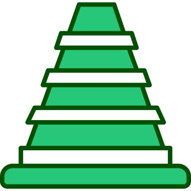 Yılbaşı ağacı. Basit tasarım