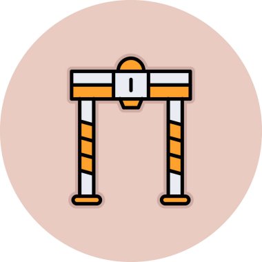 Çizgi film simgesinin vektör çizimi