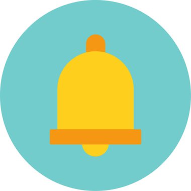 Çan simgesi vektör illüstrasyonu