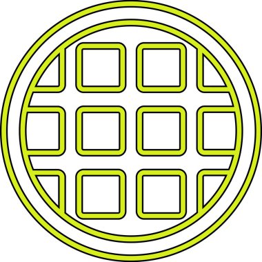 Modern ve renkli yuvarlak desenlerin vektör çizimi