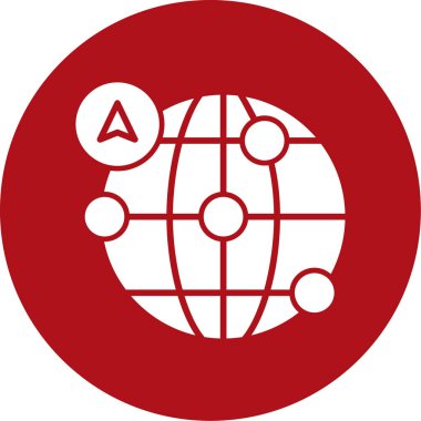 vektör Dünya simgesi illüstrasyonu