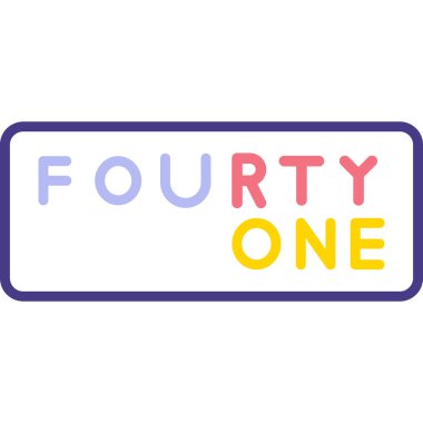 Dört numaralı logo. 4 numaralı logo. sayı numarası vektör tasarımı