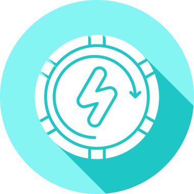 Bir simgenin vektör illüstrasyonu