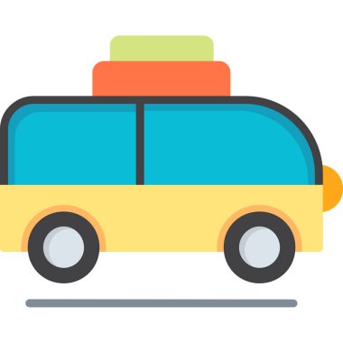 araba taşıma vektör simgesi