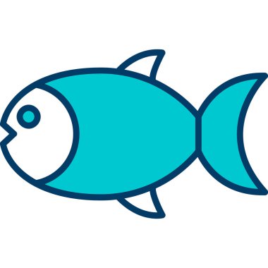 balık simgesi vektör işareti