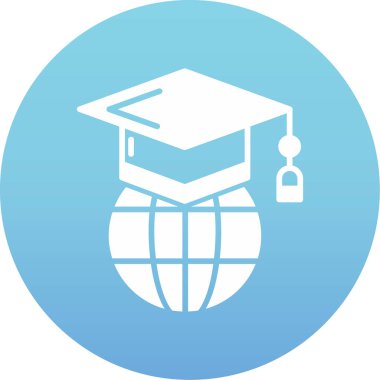 Bir eğitim simgesinin vektör illüstrasyonu