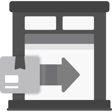 Yazıcı. Web simgesi basit illüstrasyon