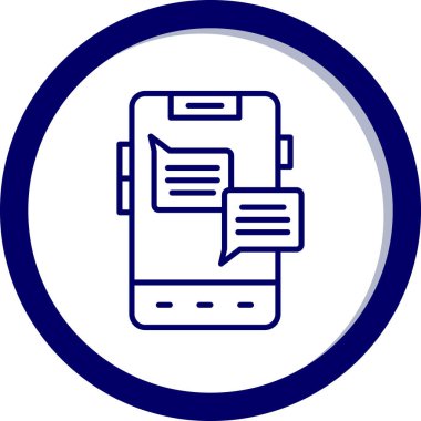 vektör telefon simgesi çizimi