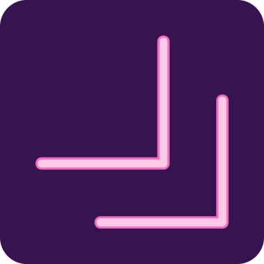 Ok. Web simgesi basit illüstrasyon