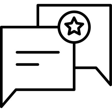 konuşma balonu simgesi, basit tasarım