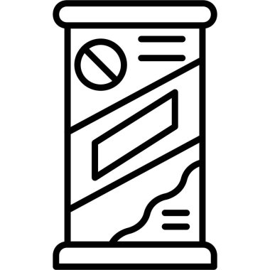 yapı inşaat simgesi ana hatları biçiminde