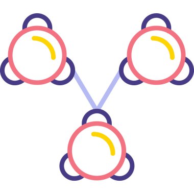 Bir ip simgesinin vektör illüstrasyonu