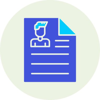 Belge. Web simgesi vektör illüstrasyonu