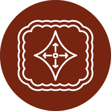 beautiful flower vector glyph icon