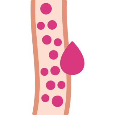 Çizgi film insan derisinin vektör çizimi