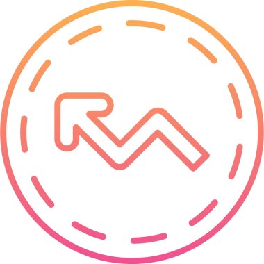 Vektör para simgesi çizimi