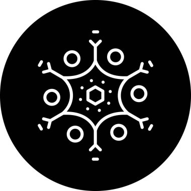 Bir yıldız simgesinin vektör illüstrasyonu