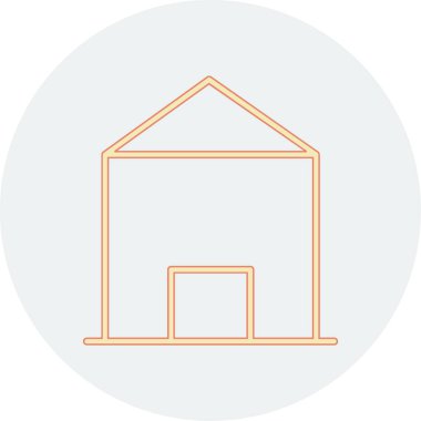 ev simgesi vektör illüstrasyonu