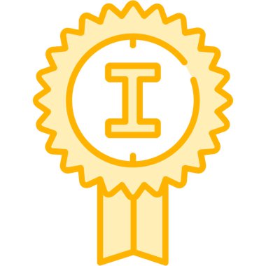 Madalya Web simgesi basit illüstrasyon