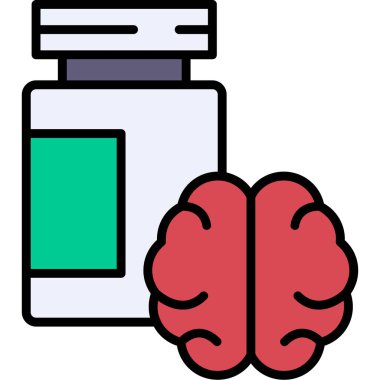 Uyuşturucu madde sağlık ikonu