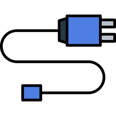 kablo simge vektör çizim