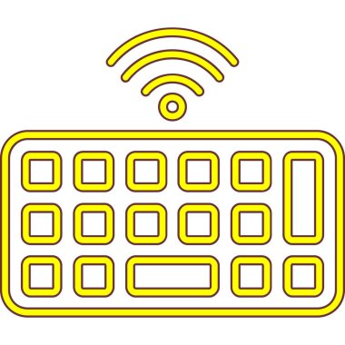 Kablosuz ağ yönlendirici simgesi. Web için wifi vektör simgelerinin özet çizimi