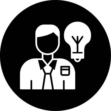 yaratıcılık web simgesi, vektör çizim