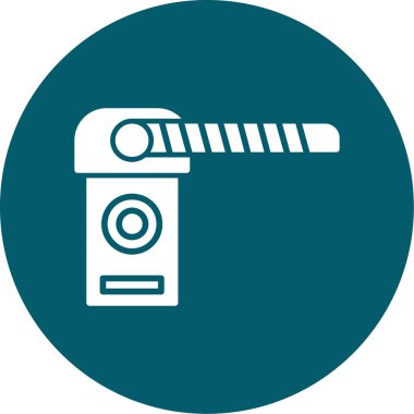 CCTV güvenlik kamerası simgesinin vektör illüstrasyonu