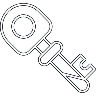 Anahtar simgesi, anahat stili