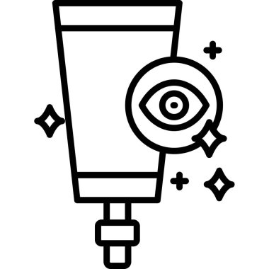 Sihirli değnek simgesi, anahat stili