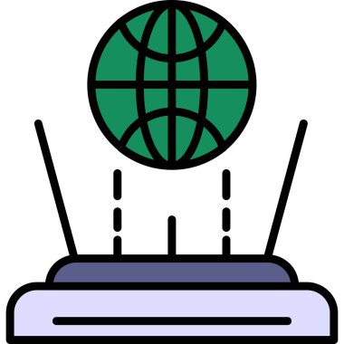 anten uydu anten simgesi - taslak biçimi