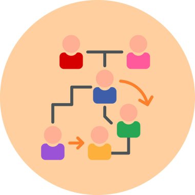 insanlar simge vektör illüstrasyonu