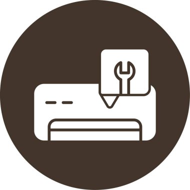 Bir simgenin vektör illüstrasyonu