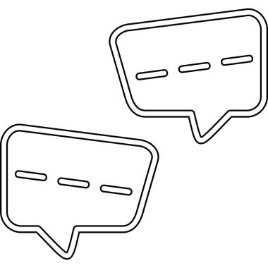 kabarcık konuşma vektörü çizimi