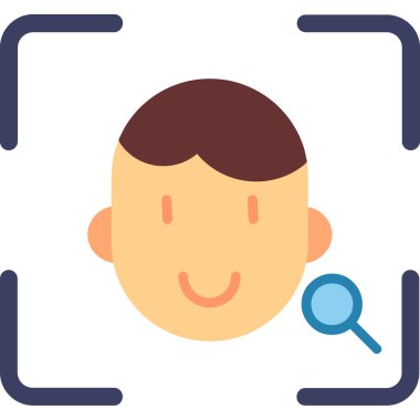 avatar çocuk insan simgesi düz stil