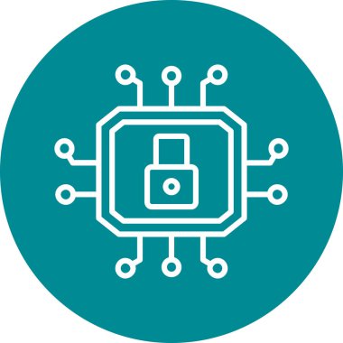 vektör yonga simgesi, vektör illüstrasyonu