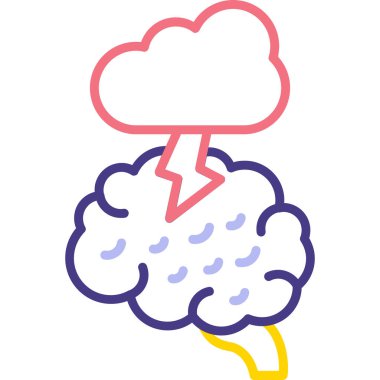 Hava durumu. Web simgesi basit illüstrasyon