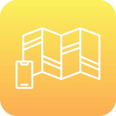 Modern mimari simgesinin vektör illüstrasyonu