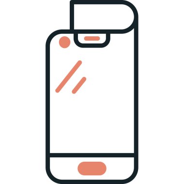 Pil. Web simgesi basit illüstrasyon