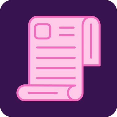 Modern kitap simgesinin vektör illüstrasyonu