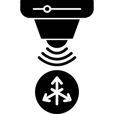 uydu sinyal vektör illüstrasyonu