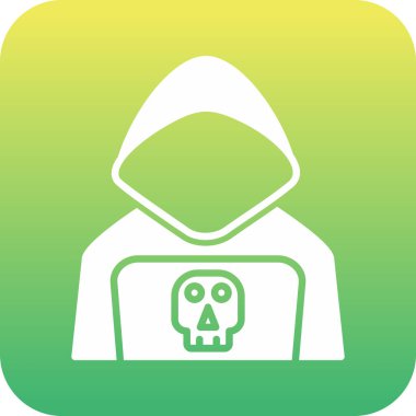 Kurukafa simgesi vektör illüstrasyonu