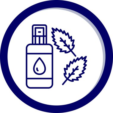 Bir şişenin vektör illüstrasyonu