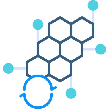 Modern bir simgenin vektör illüstrasyonu