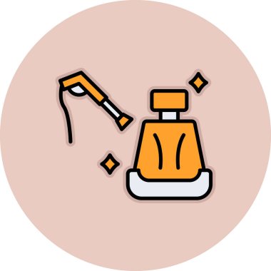 Bir süt şişesinin vektör illüstrasyonu