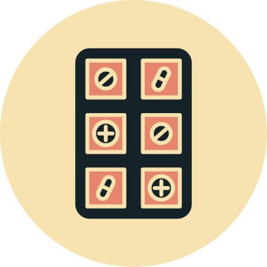 Modern simgenin vektör illüstrasyonu